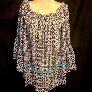 NWT Off shoulder bell sleeve top